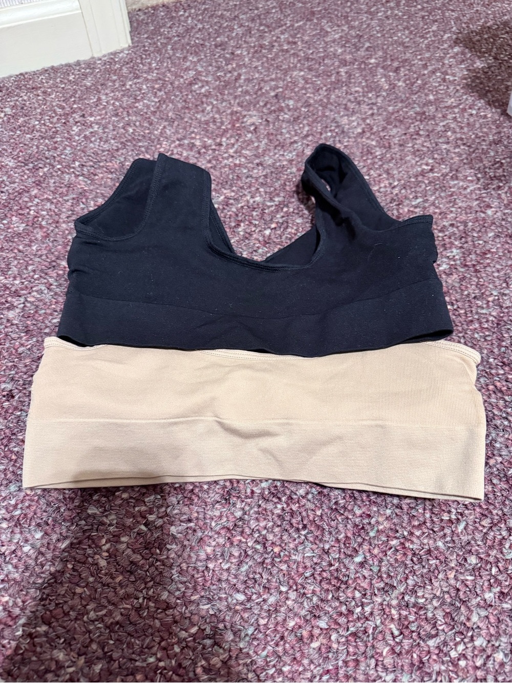 Everyday Wireless Comfort Bra - Nude and Black - Picture 2 of 5